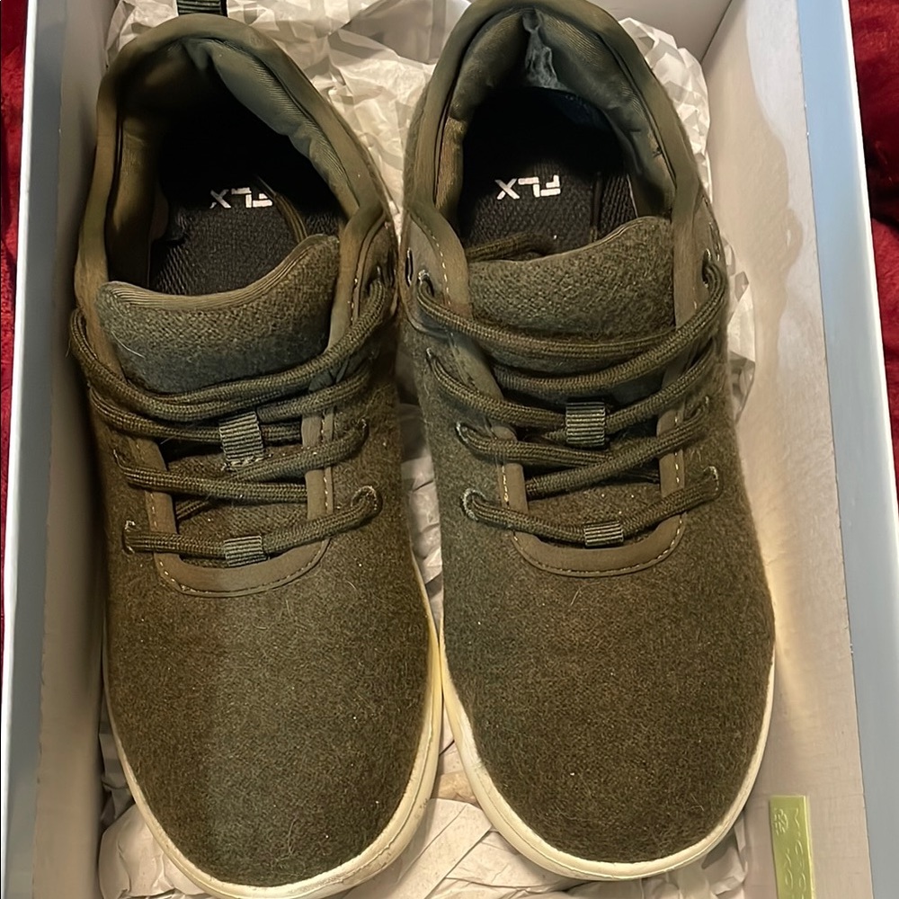 FLX Olive Green Sneakers